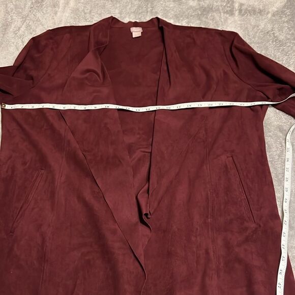 Chico’s Maroon Blazer - Picture 4 of 6